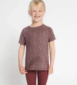 T-Shirts Og Toppe-Rethinkit T-shirt - Carla - Rose Brown Flowers