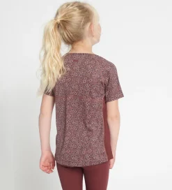 T-Shirts Og Toppe-Rethinkit T-shirt - Carla - Rose Brown Flowers