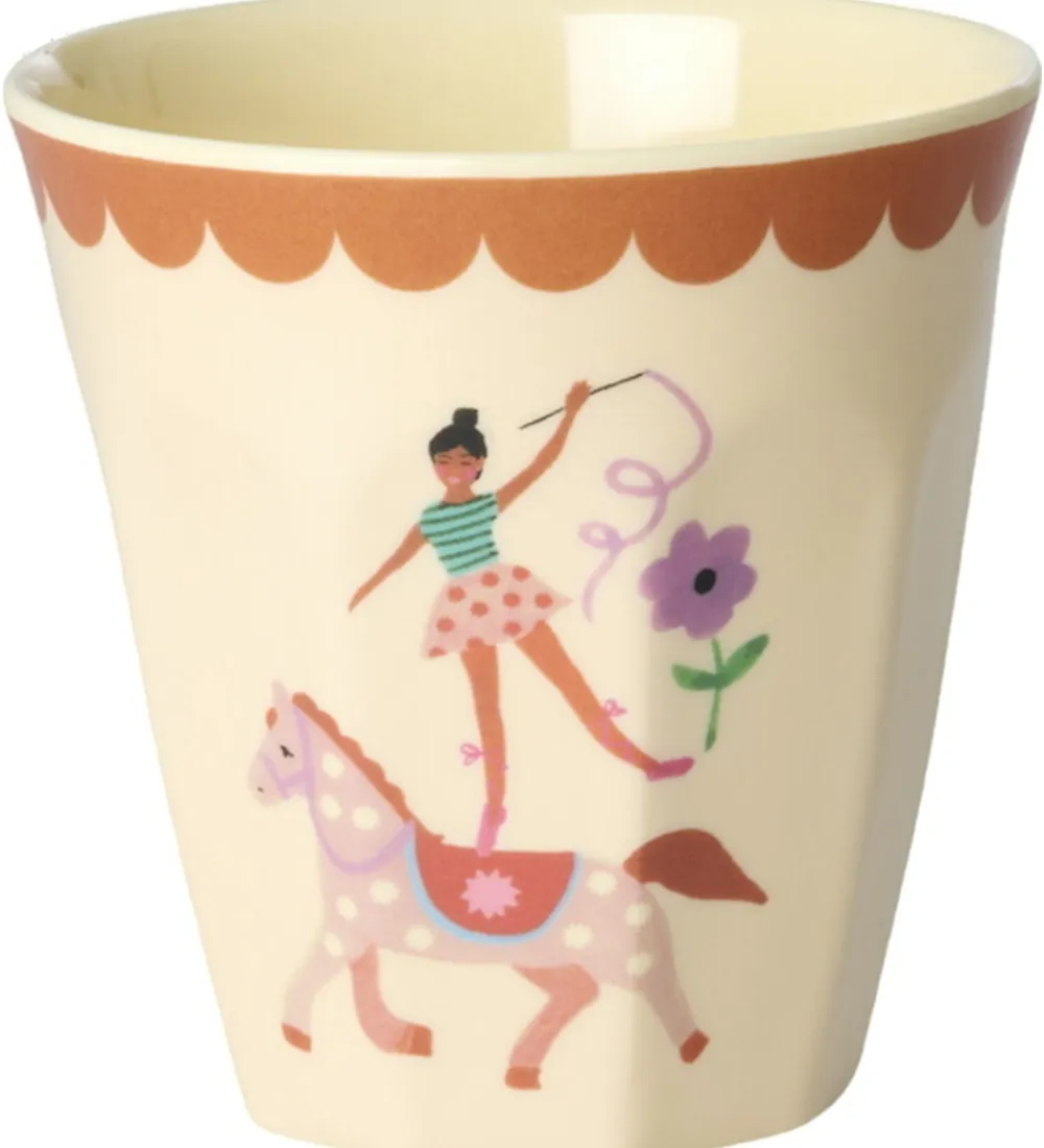 Rice Kop Og Tudekop*Kopper - Melamin - 6 stk. - 160 ml - Pink Fun Fair