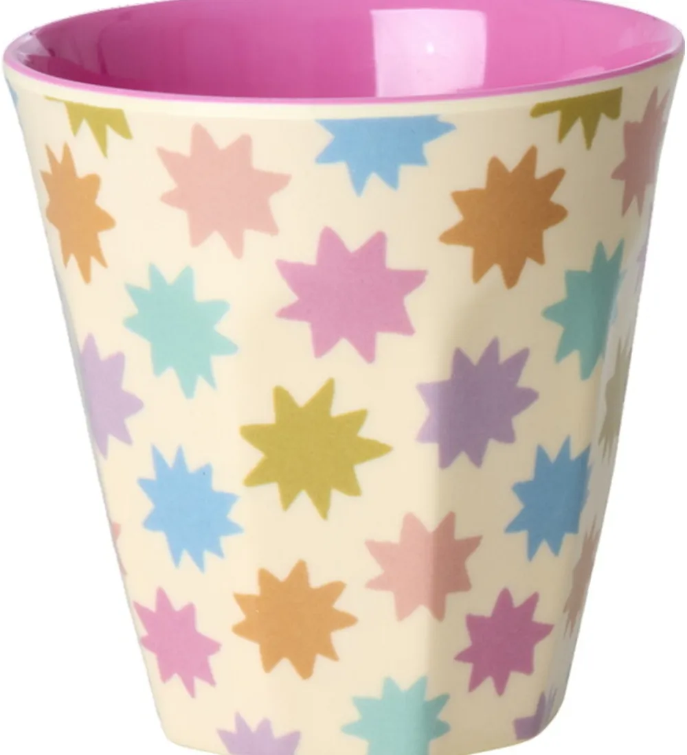 Rice Kop Og Tudekop*Kopper - Melamin - 6 stk. - 160 ml - Pink Fun Fair