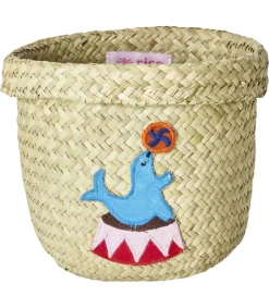 Rice Kurve|Opbevaring*Opbevaringskurv - Raffia/Søgræs - Circus - 15x15 cm - Natur