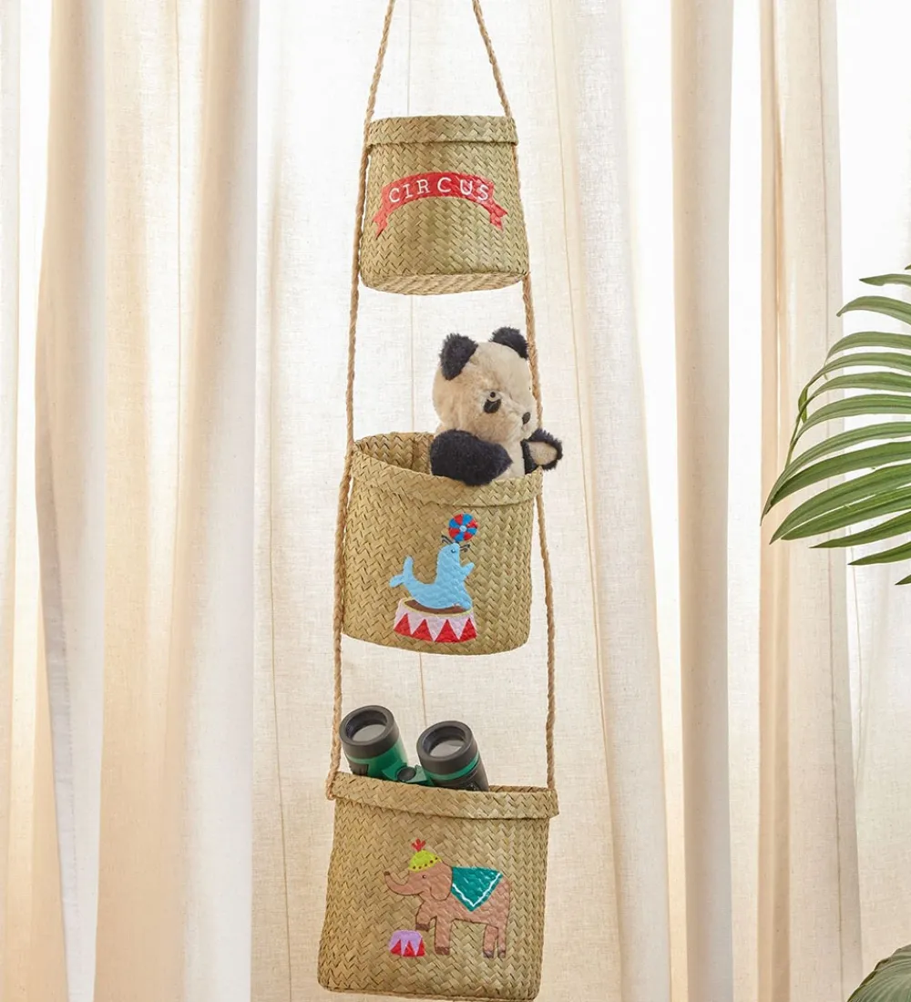 Opbevaring|Kurve-Rice Opbevaringskurve - Raffia - 3 stk. - 83 cm - Circus