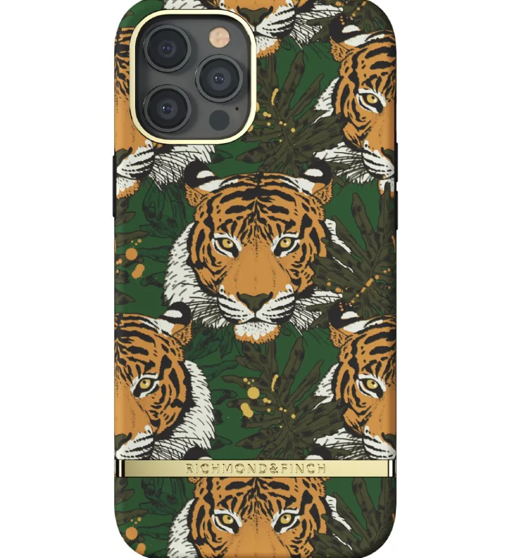 Mobilcovers-Richmond & Finch Cover - iPhone 12 Pro Max - Green Tiger