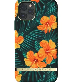 Mobilcovers-Richmond & Finch Cover - iPhone 11 Pro - Orange Hibiscus