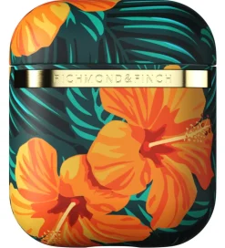 Høretelefoner-Richmond & Finch Etui - Airpods - Orange Hibiscus