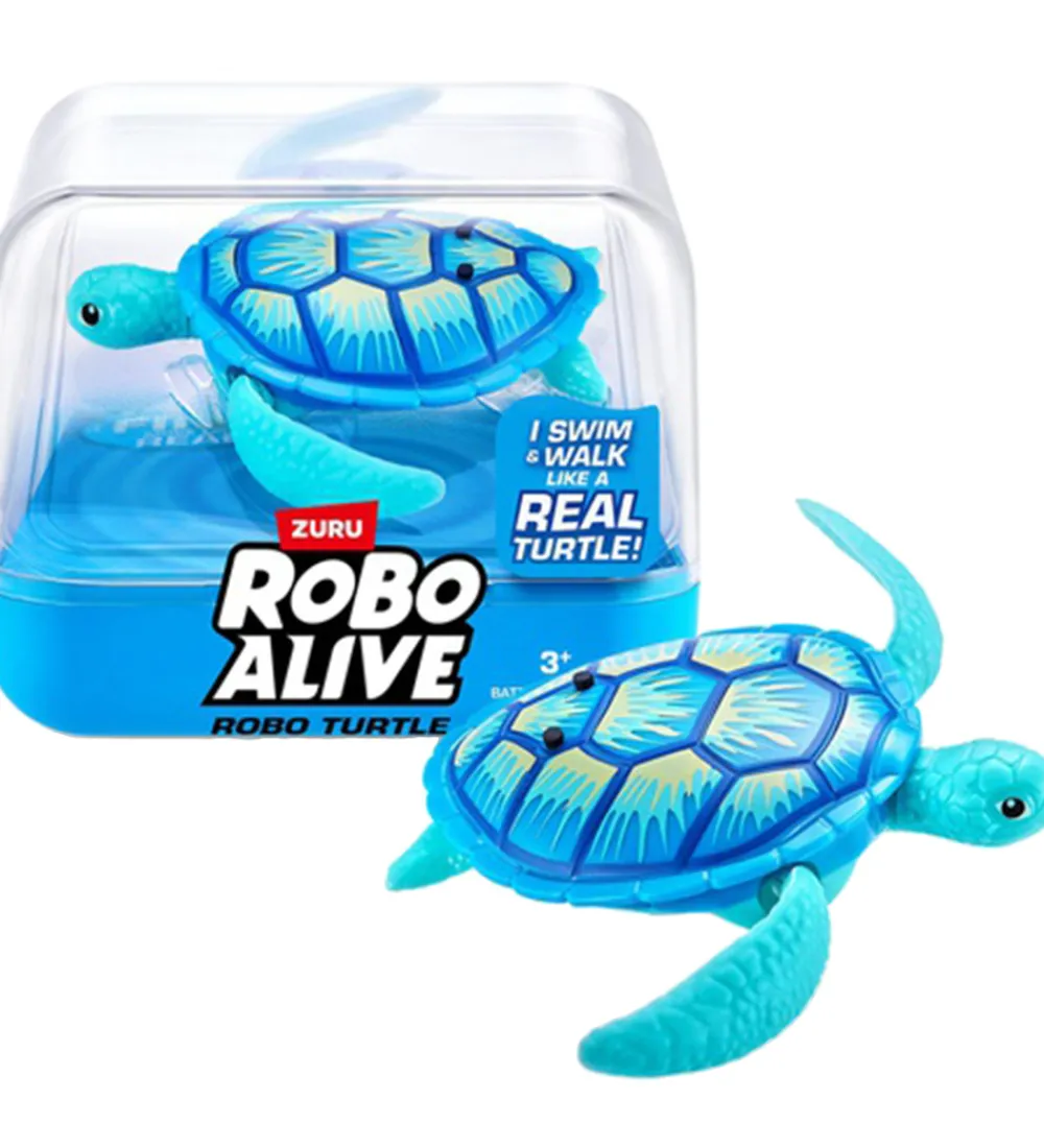 Vandleg-Robo Alive Badelegetøj - Robo Turtle - Blå