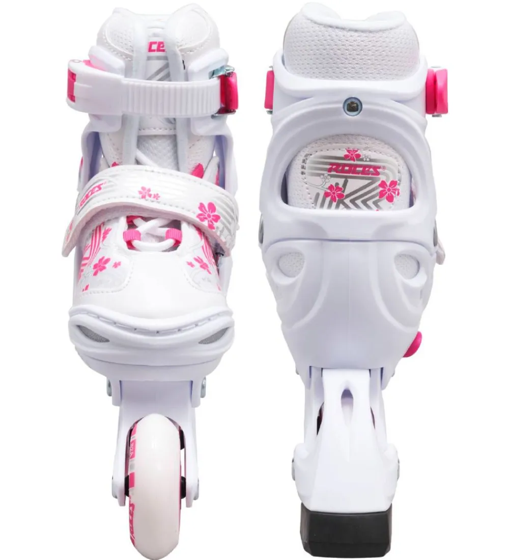 Roces Rulleskøjter|Rulleskøjter*Rulleskøjter - Jokey 3.0 Girl - Hvid/Pink - Inliner