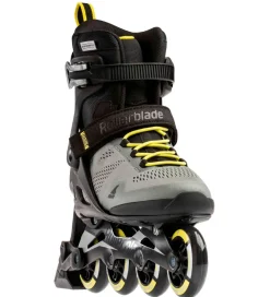 Rulleskøjter|Rulleskøjter-Rollerblade Rulleskøjter - Macroblade - 80 ABT - Silver/Neon Yel