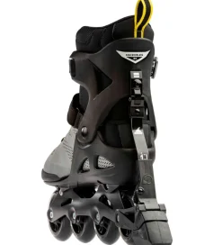 Rulleskøjter|Rulleskøjter-Rollerblade Rulleskøjter - Macroblade - 80 ABT - Silver/Neon Yel