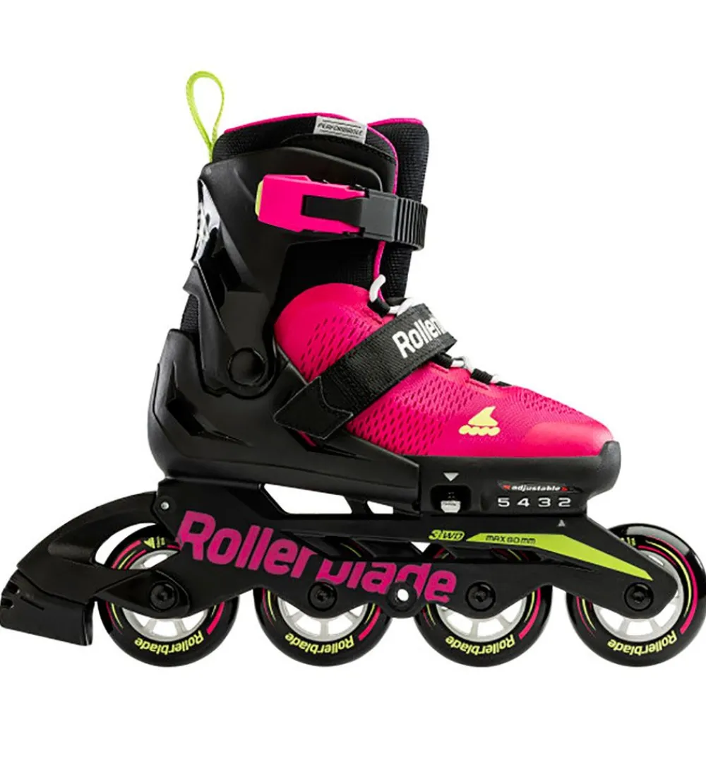 Rollerblade Rulleskøjter|Rulleskøjter*Rulleskøjter - Microblade - Sort/Pink - Inliner