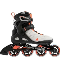 Rulleskøjter|Rulleskøjter-Rollerblade Rulleskøjter - Macroblade - 80 W - Gray/Coral - Inli