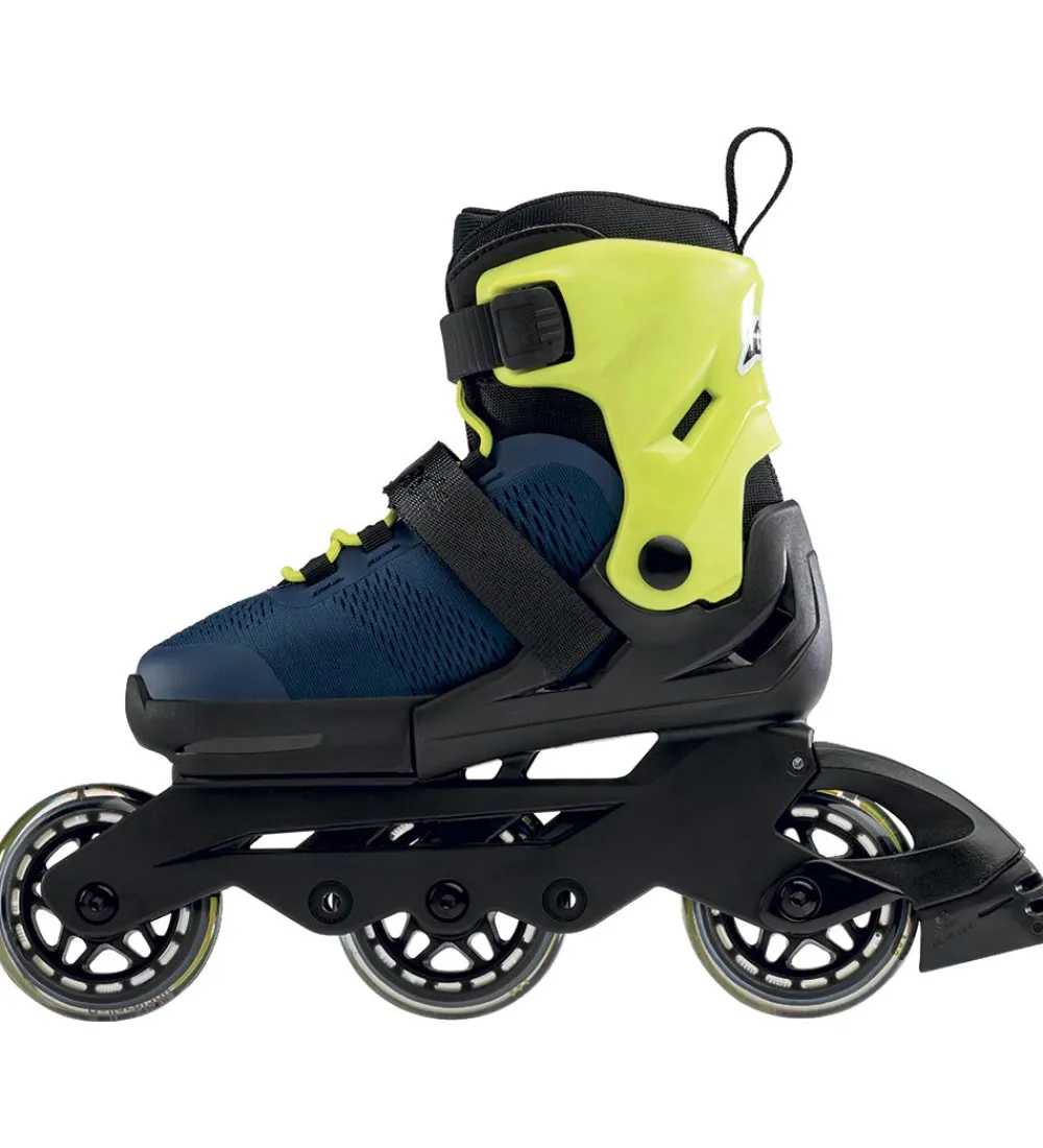 Rulleskøjter|Rulleskøjter-Rollerblade Rulleskøjter - Microblade 3WD - Blue/Lime - In