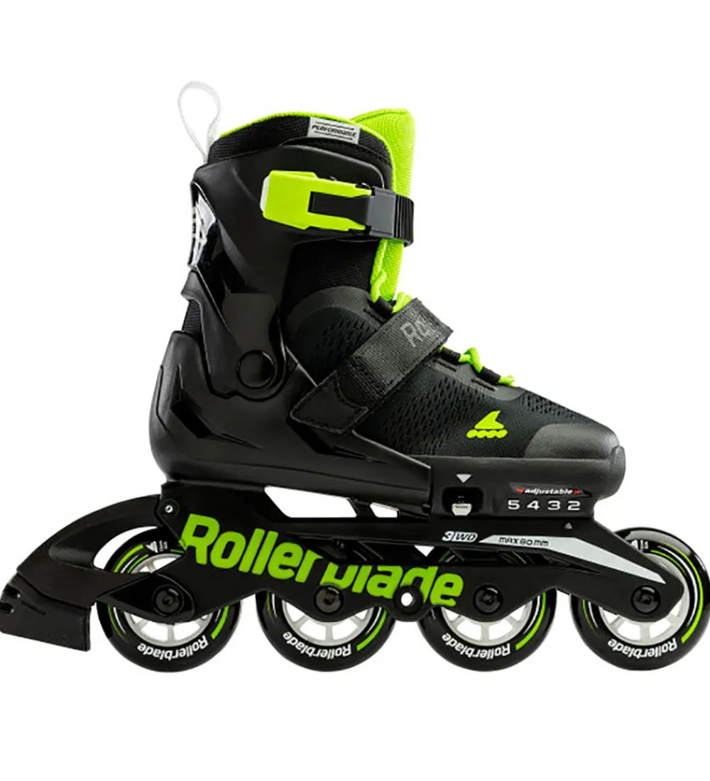 Rollerblade Rulleskøjter|Rulleskøjter*Rulleskøjter - Microblade - Sort/Grøn - Inliner