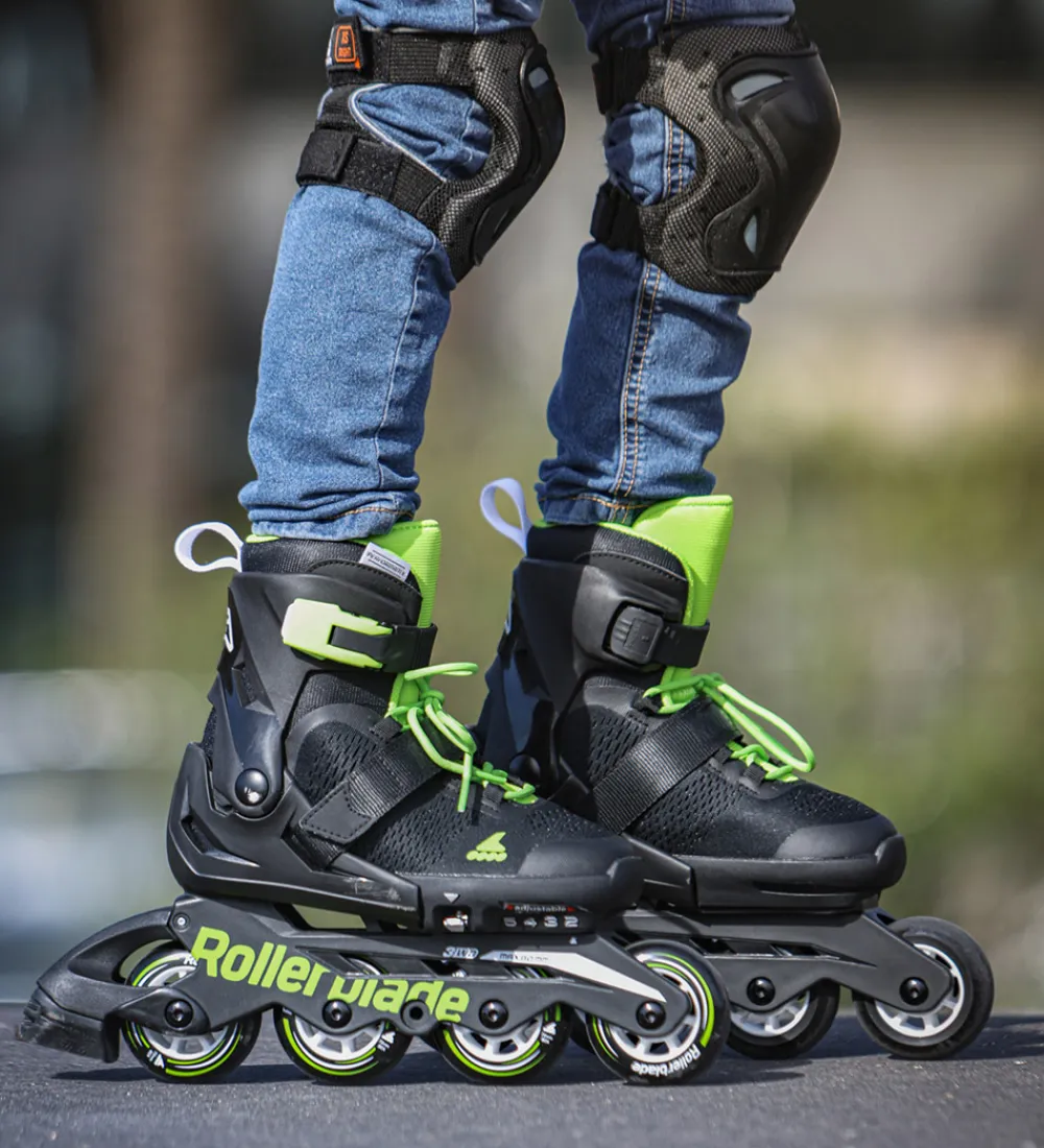 Rollerblade Rulleskøjter|Rulleskøjter*Rulleskøjter - Microblade - Sort/Grøn - Inliner