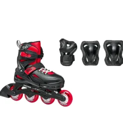 Rollerblade Rulleskøjter|Rulleskøjter*Rulleskøjtesæt - Fury Combo - Sort/Rød - Inliner