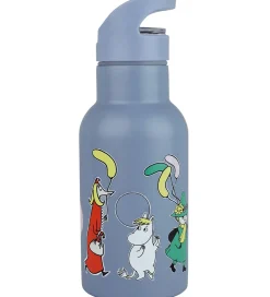Rätt Start Termoflasker|Drikkedunke*Termoflaske - Mumi - Rustfrit Stål - 340 ml - Blå