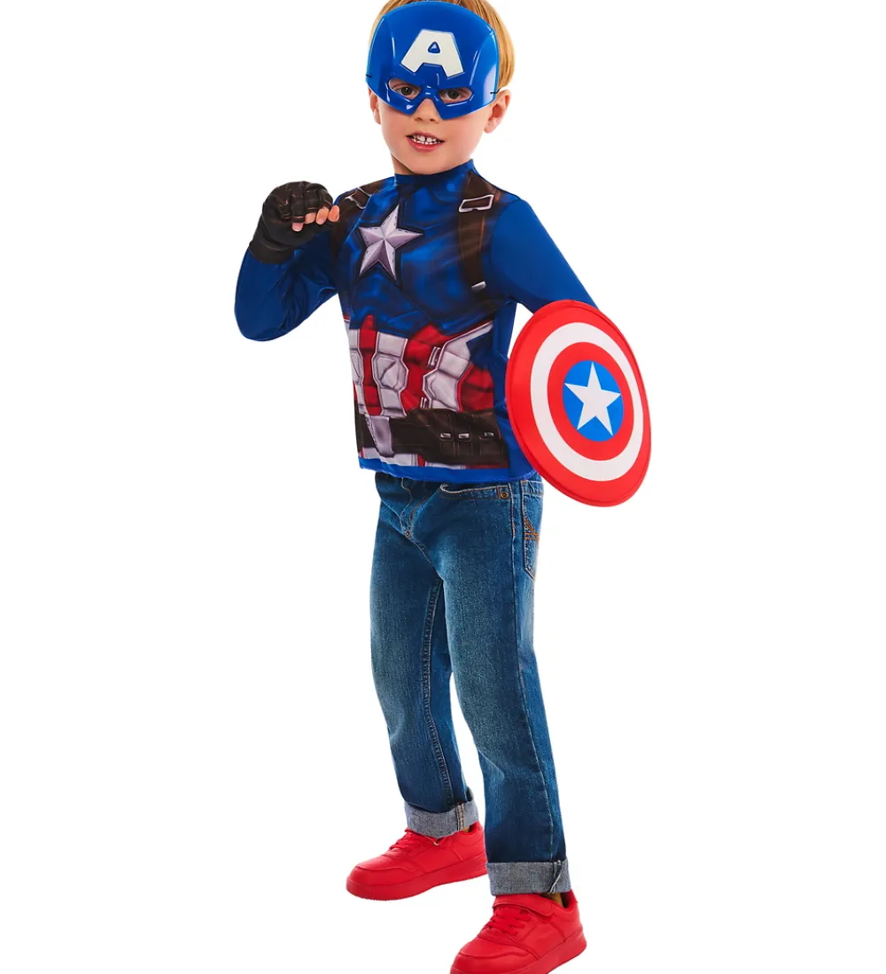 Halloween-Rubies Udklædning - Marvel Captain America