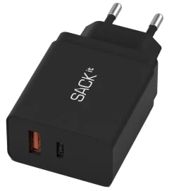 SACKit Adaptere Og Opladere*Adapter - Sack USB 30W - Sort