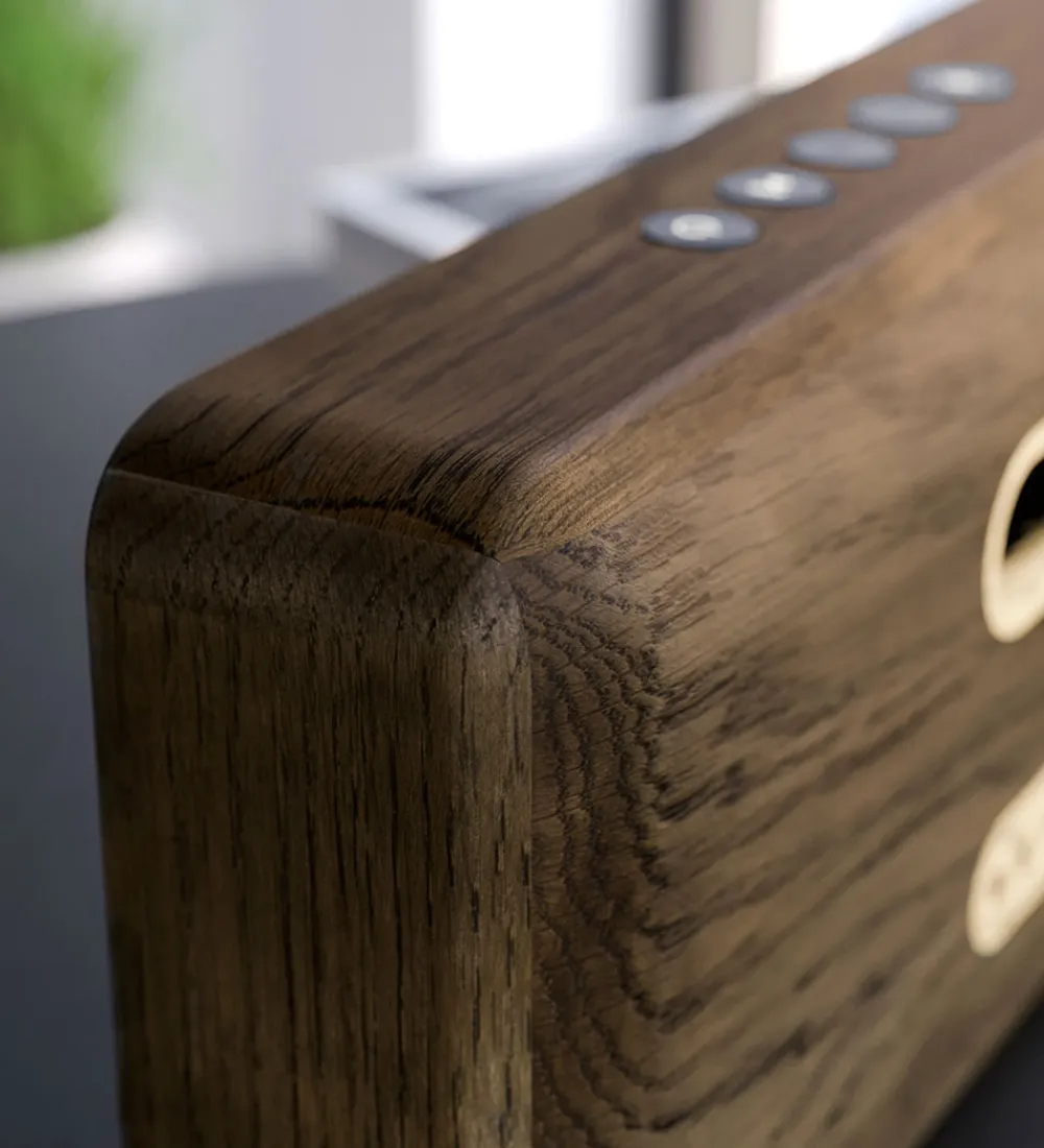 Højtalere-SACKit Højtaler - Move Wood - Smoked Oak