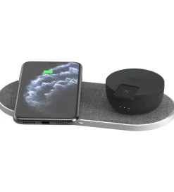 Adaptere Og Opladere-SACKit Oplader - CHARGEit Dual Dock - Wireless - Grå