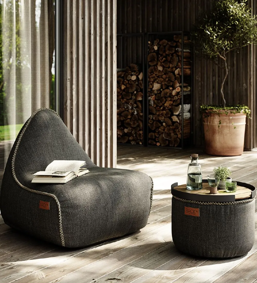 SACKit Sækkestole|Stole*Sækkestol - Cobana Lounge Chair - 96x80x70 cm - Grå