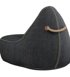 Sækkestole|Stole-SACKit Sækkestol - Cobana Lounge Chair - 96x80x70 - Sort