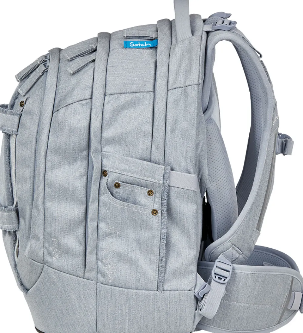 Satch Skoletasker*Skoletaskesæt - Pack - Washed Blue