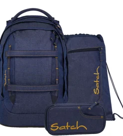 Skoletasker-Satch Skoletaskesæt - Pack - Denim Blue