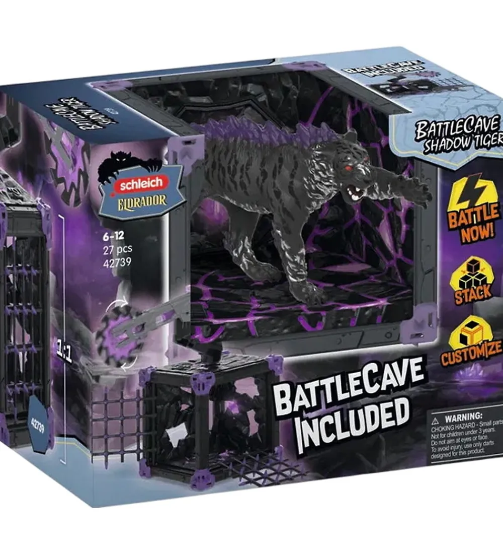 Schleich-Schleich Eldrador - BattleCave Shadow Tiger - 42739