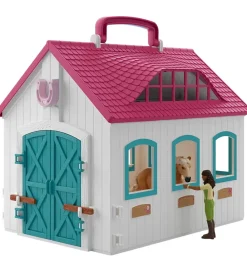 Schleich-Schleich Horse Club - Åben Hestestald - 60 Dele - 42703