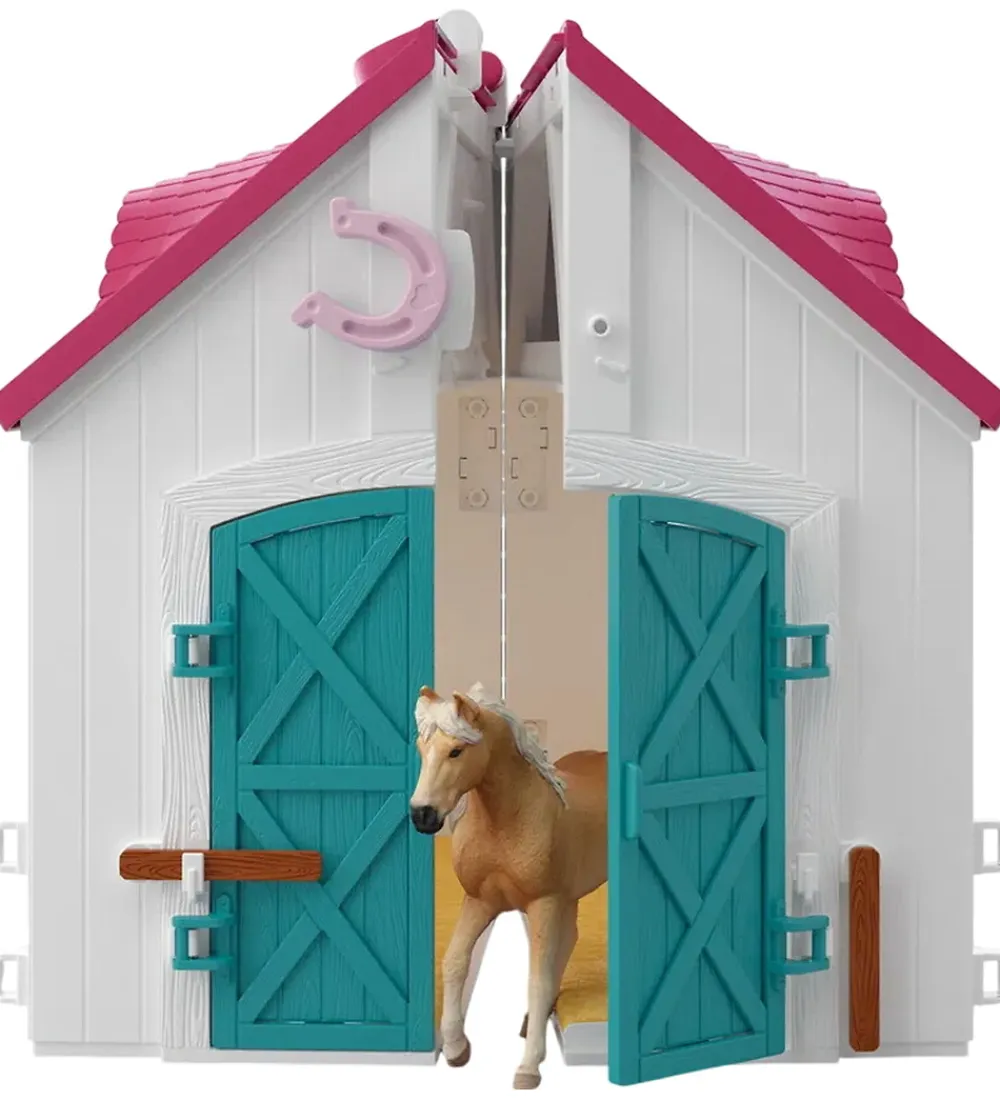 Schleich-Schleich Horse Club - Åben Hestestald - 60 Dele - 42703