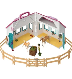 Schleich-Schleich Horse Club - Åben Hestestald - 60 Dele - 42703
