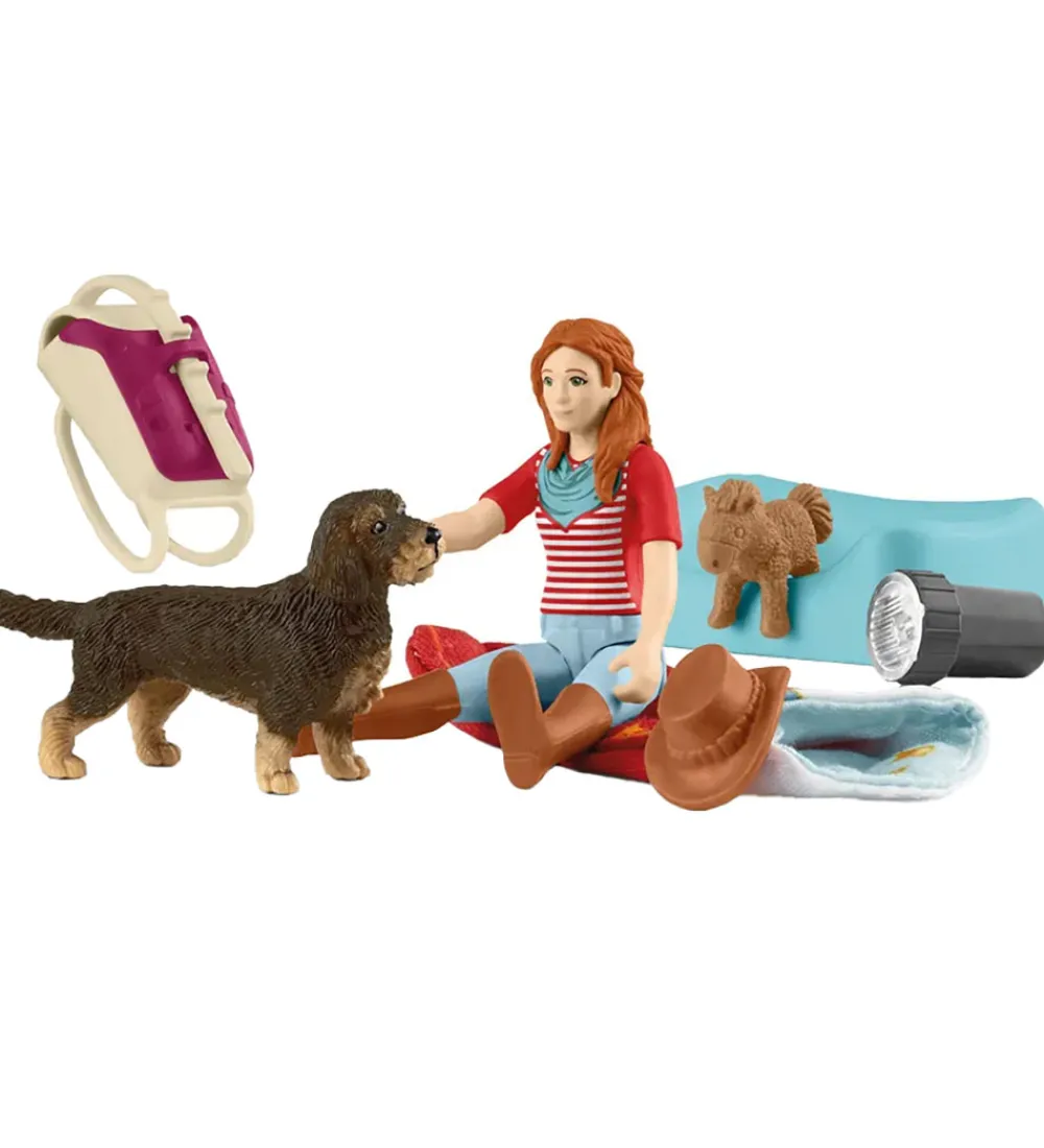 Schleich Schleich*Overnatning Med Hannah - 42748 - 11 Dele