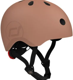 Børnesikkerhed|Cykelhjelme-Scoot and Ride Cykelhjelm - Mocha