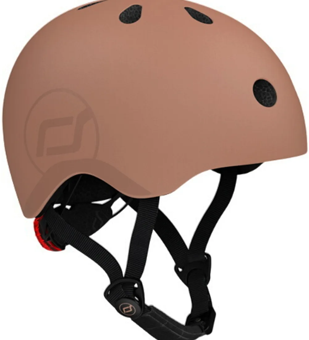 Børnesikkerhed|Cykelhjelme-Scoot and Ride Cykelhjelm - Mocha