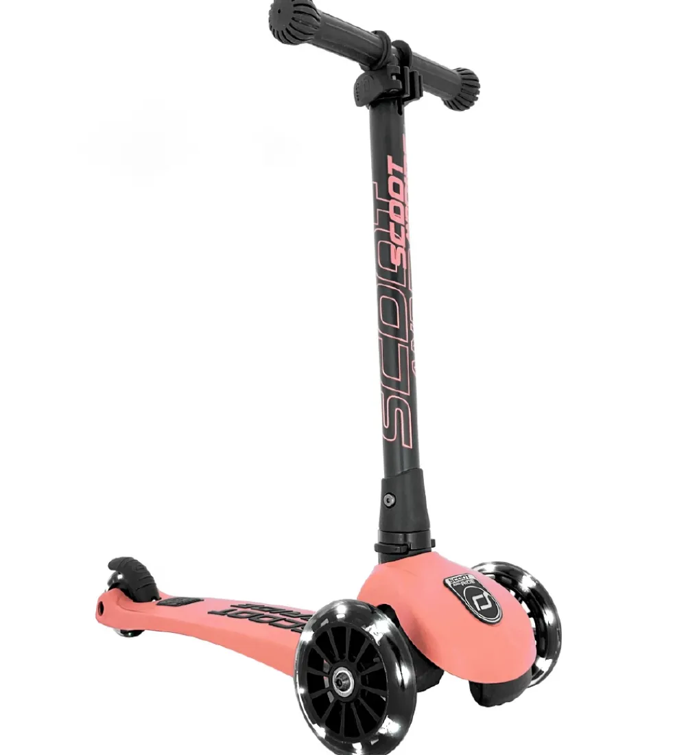 Løbehjul|Løbehjul-Scoot and Ride Highway Kick 3 - LED - Peach