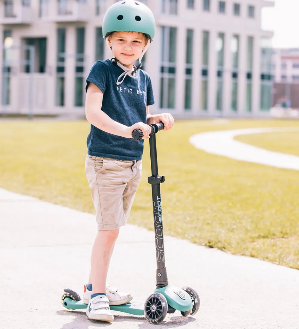 Løbehjul|Løbehjul-Scoot and Ride Highway Kick 3 - LED - Forest