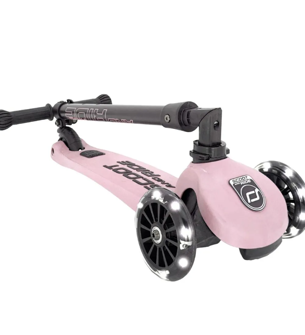 Scoot and Ride Løbehjul|Løbehjul*Highway Kick 3 - LED - Rose