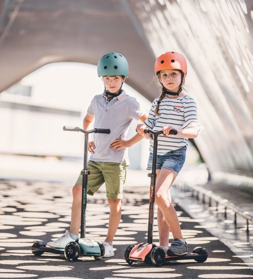 Scoot and Ride Løbehjul|Løbehjul*Highway Kick 5 - LED - Peach