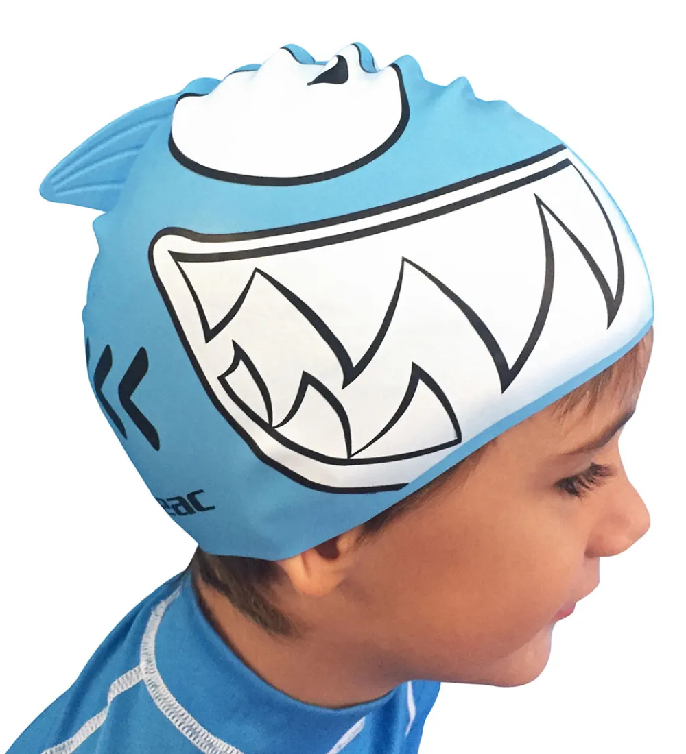 Badehætter-Seac Badehætte - Junior - Haj - Blå