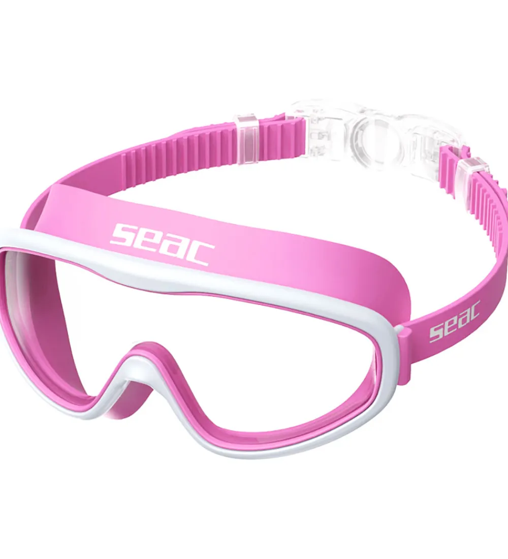 Seac Dykkermasker|Snorkling*Dykkerbriller - Benny - Hvid/Rosa