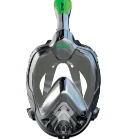 Dykkermasker|Snorkling-Seac Snorkelmaske - Libera S/M - Sort/Lime