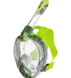 Dykkermasker|Snorkling-Seac Snorkelmaske - Libera Junior - Transparent/Lime