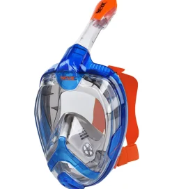 Dykkermasker|Snorkling-Seac Snorkelmaske - Magica L/XL - Blå/Orange