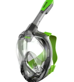 Dykkermasker|Snorkling-Seac Snorkelmaske - Magica L/XL - Sort/Lime
