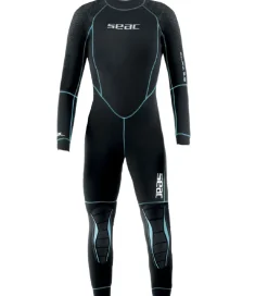 Våddragter|Snorkling-Seac Våddragt - Alfa Lady 5 mm - Sort/Turkis