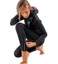 Våddragter|Snorkling-Seac Våddragt - Resort Flex Lady 5 mm - Sort/Pink