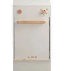 Legekøkken Og Legemøbel-Sebra Legekøkken - Opvaskemaskine - Træ - Seabreeze Beige