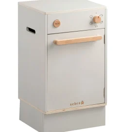 Legekøkken Og Legemøbel-Sebra Legekøkken - Opvaskemaskine - Træ - Seabreeze Beige