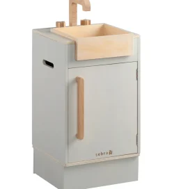 Legekøkken Og Legemøbel-Sebra Legekøkken - Vaskeskab - Træ - Seabreeze Beige